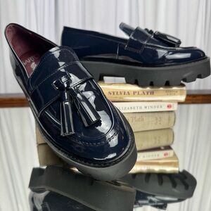 Franco Sarto Patent Tassel Loafer Woman’s Size 7